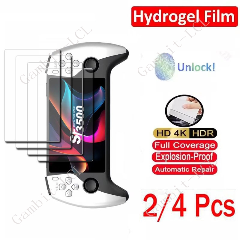 Gaming Console Handheld Retro - Film Hydrogel HD entièrement hydraulique, 2/4