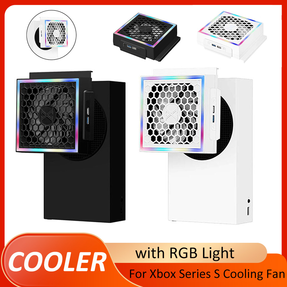 Microsoft Console Xbox Series S - Ventilateur de refroidissement RGB pour Console