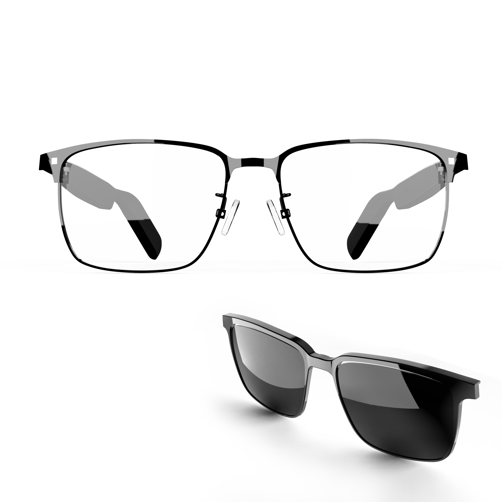 Gaming Glasses Uv - Lunettes de soleil intelligentes sans fil