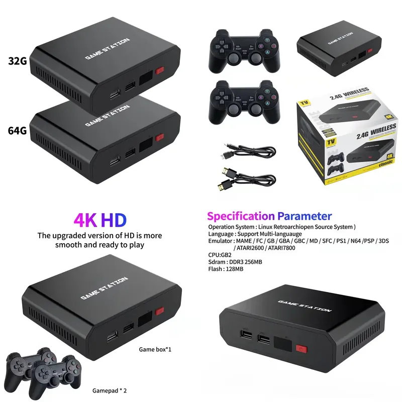 Gaming Consoles - Console de Jeu Vidéo HD M8plus