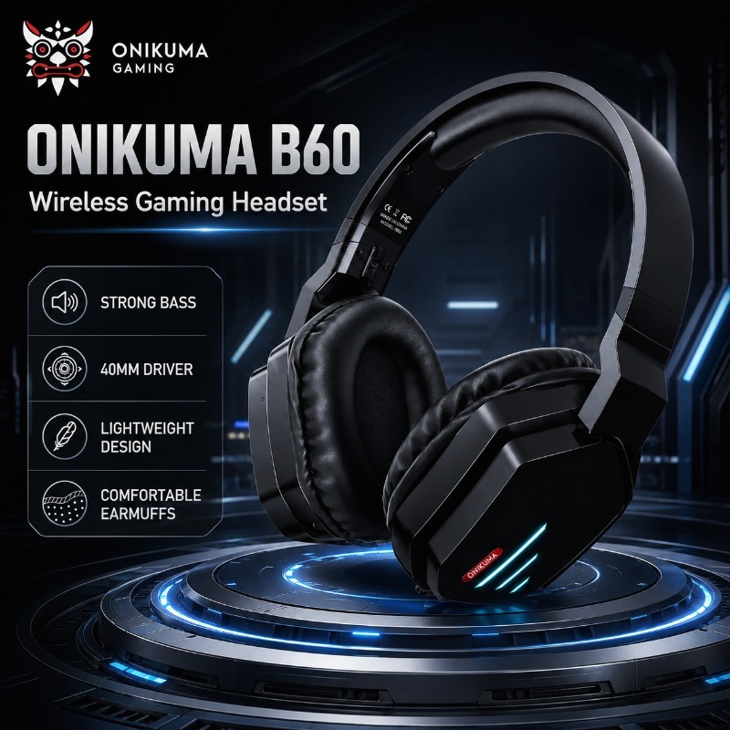 Gaming Console Amazon - Casque de jeu sans fil ONIKUMA
