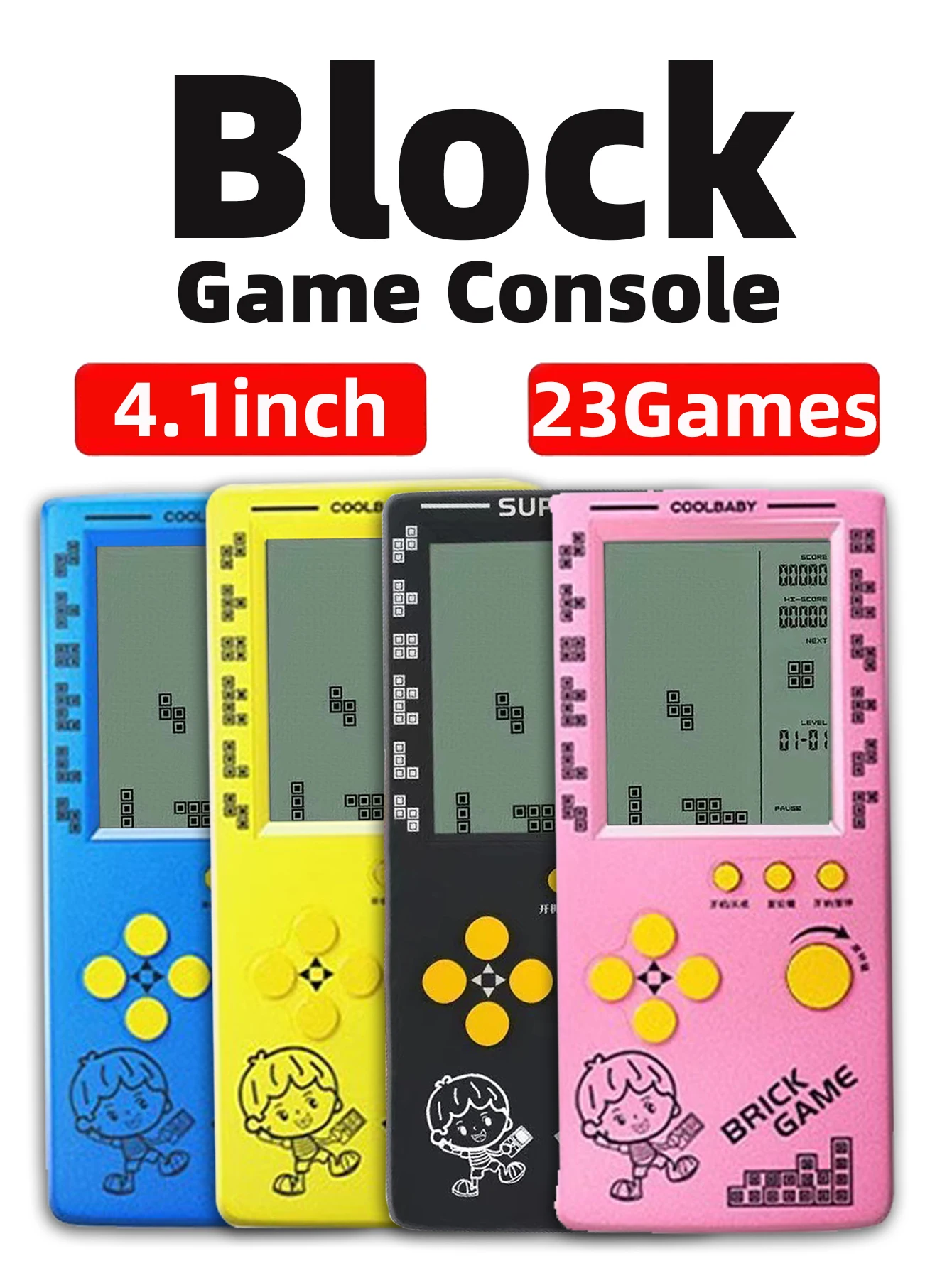 Gaming Console For Kids - Console de Jeu Portable Rétro Classique