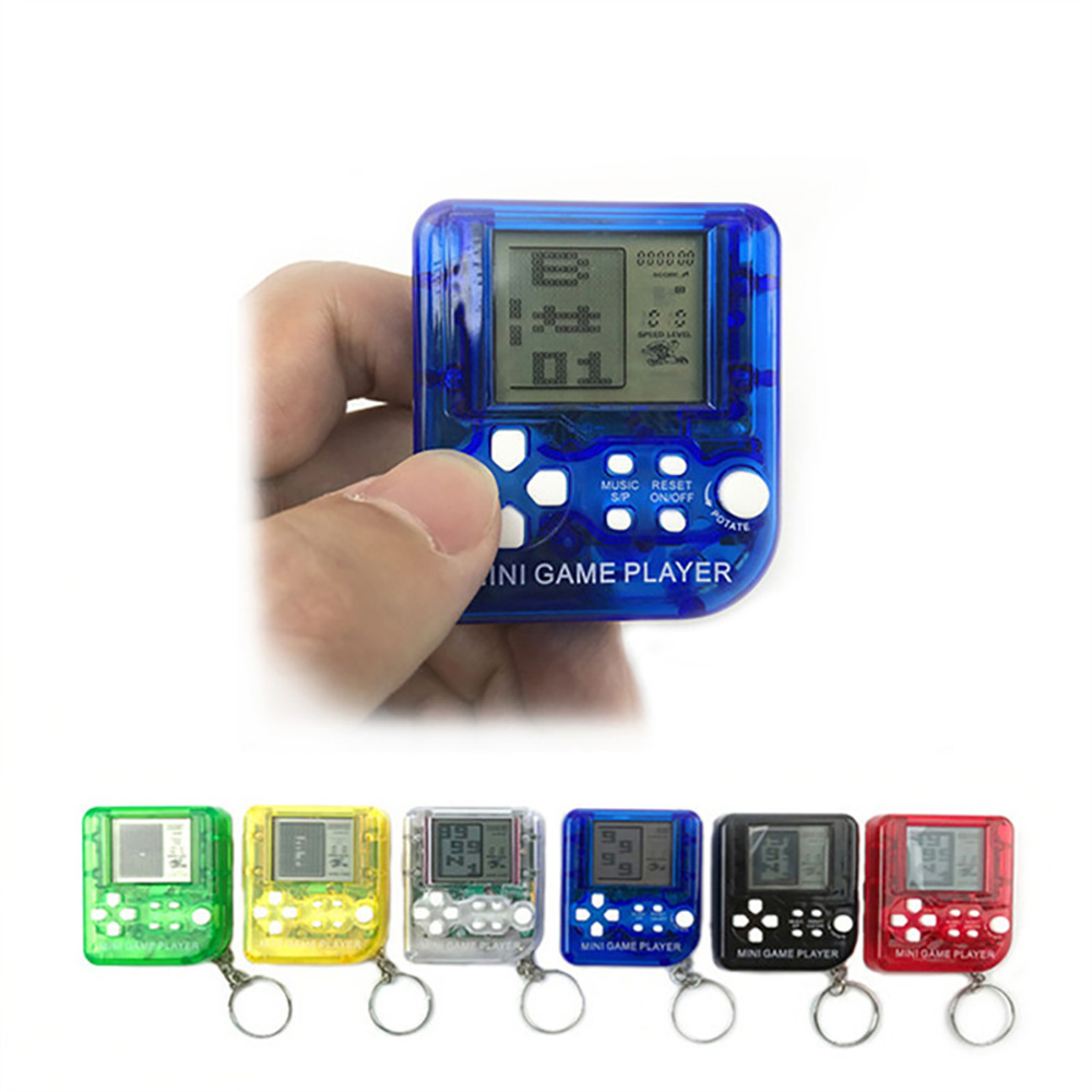 Gaming Console Keychain - Mini console de jeu portable porte-clés,