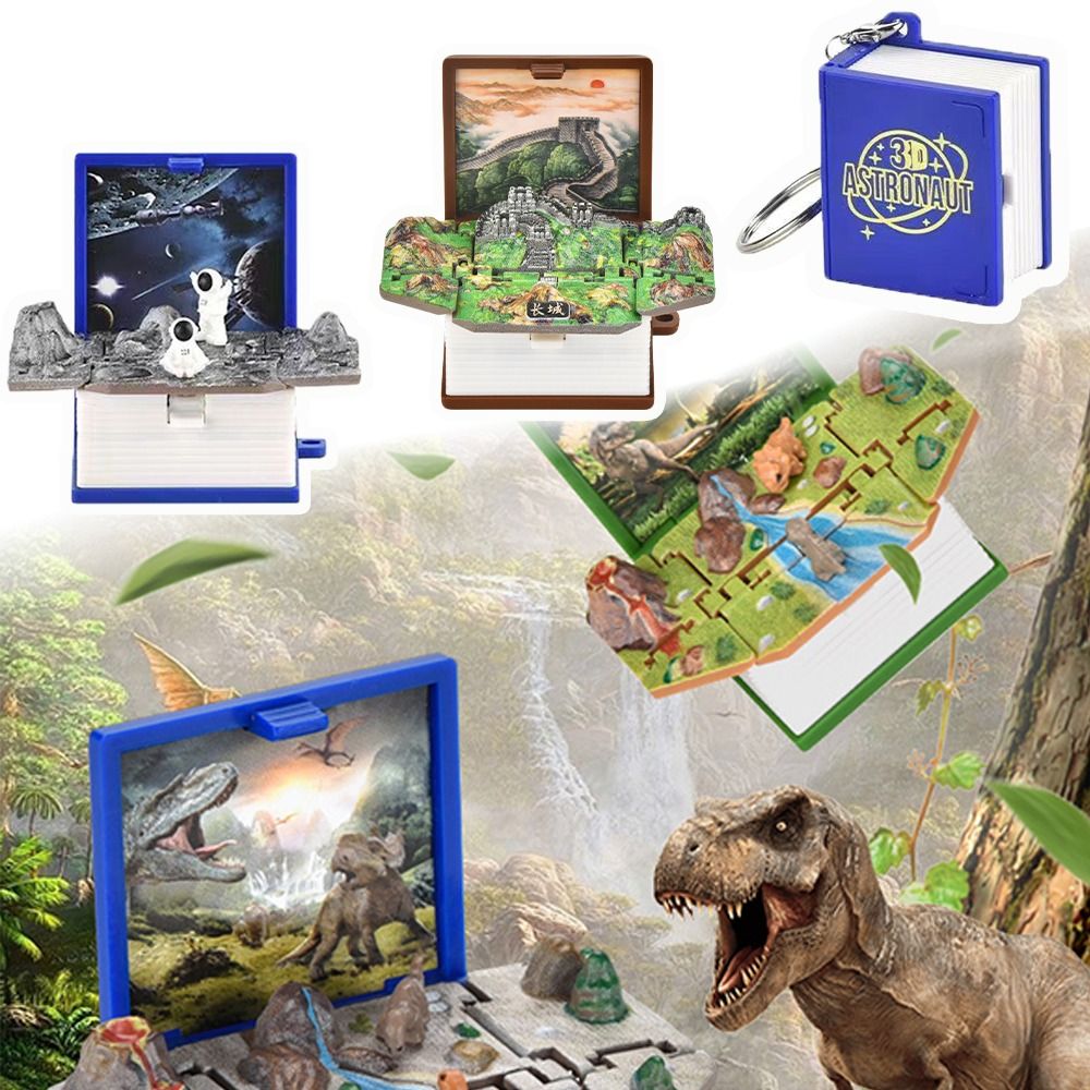 Gaming Console Keychain - Porte-clés Livre Pliant pour Enfants, Jeu