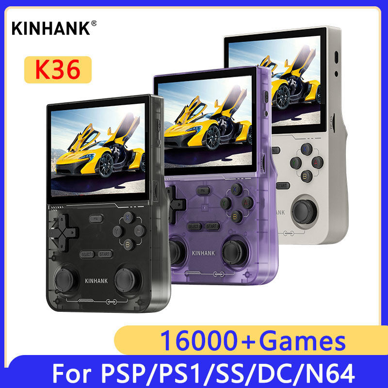 Gaming Console Handheld Retro - KINHANK K36 Console de jeu vidéo