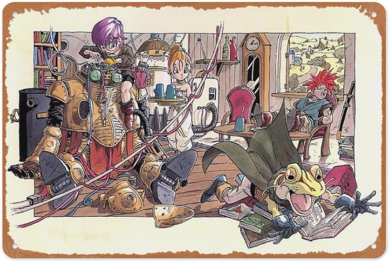Gaming Consoles - Panneau métallique de jeu rétro, Art