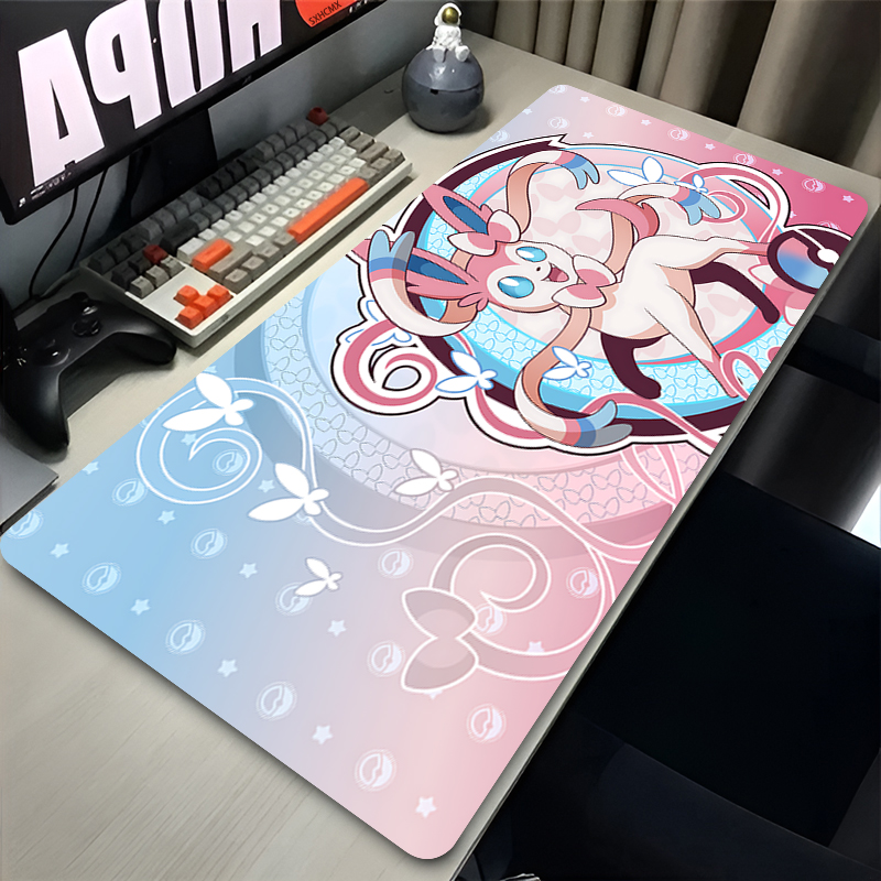Gaming Console Desk - Grand tapis de souris rose mignon