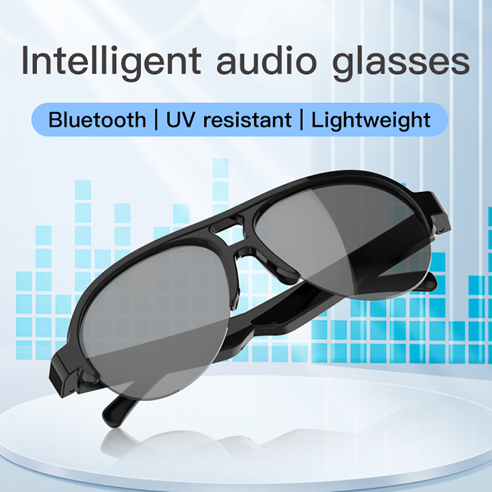 Gaming Glasses Uv - Lunettes de soleil intelligentes sans fil