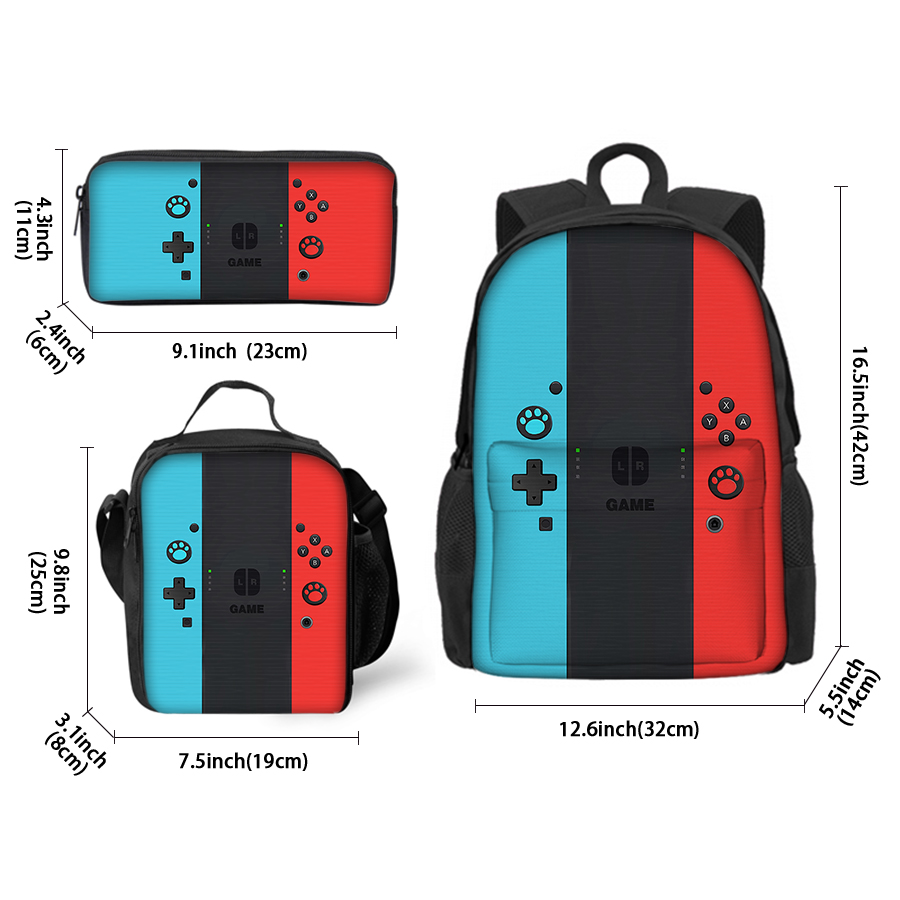 Ensemble de 3 sacs à déjeuner  - Gaming Console For Kids avis et prix