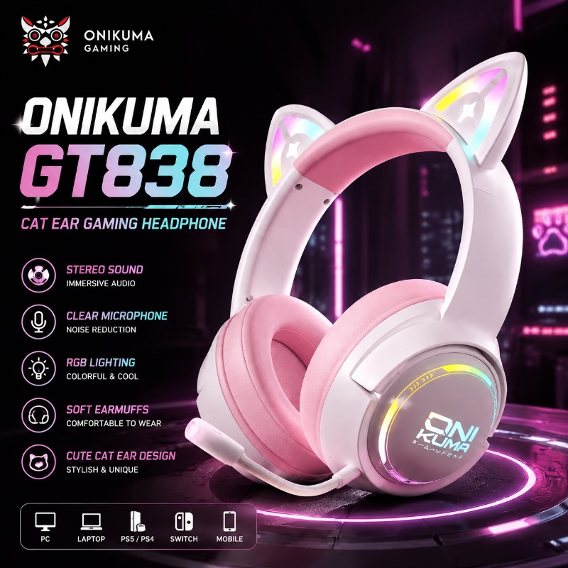 ONIKUMA GT838 – casque de jeu  - Gaming Console Amazon avis et prix