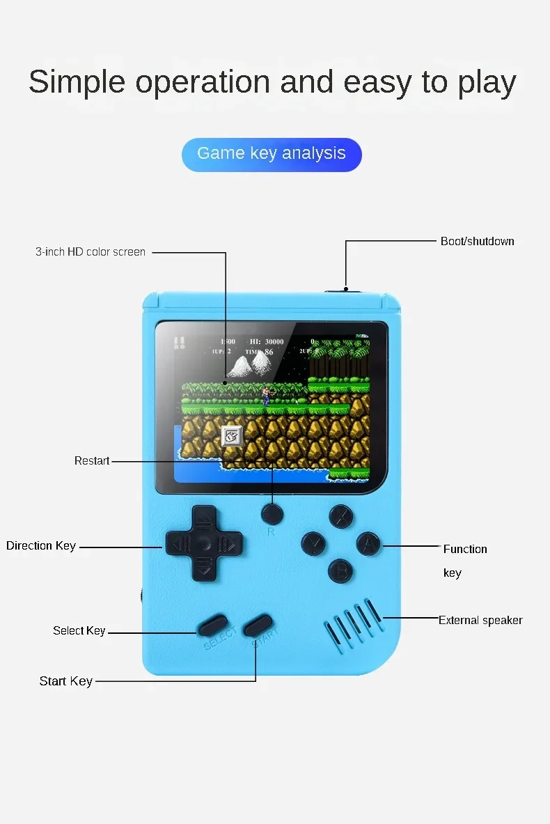 Console rétro d'arcade avec éc - Gaming Console For Kids avis et prix