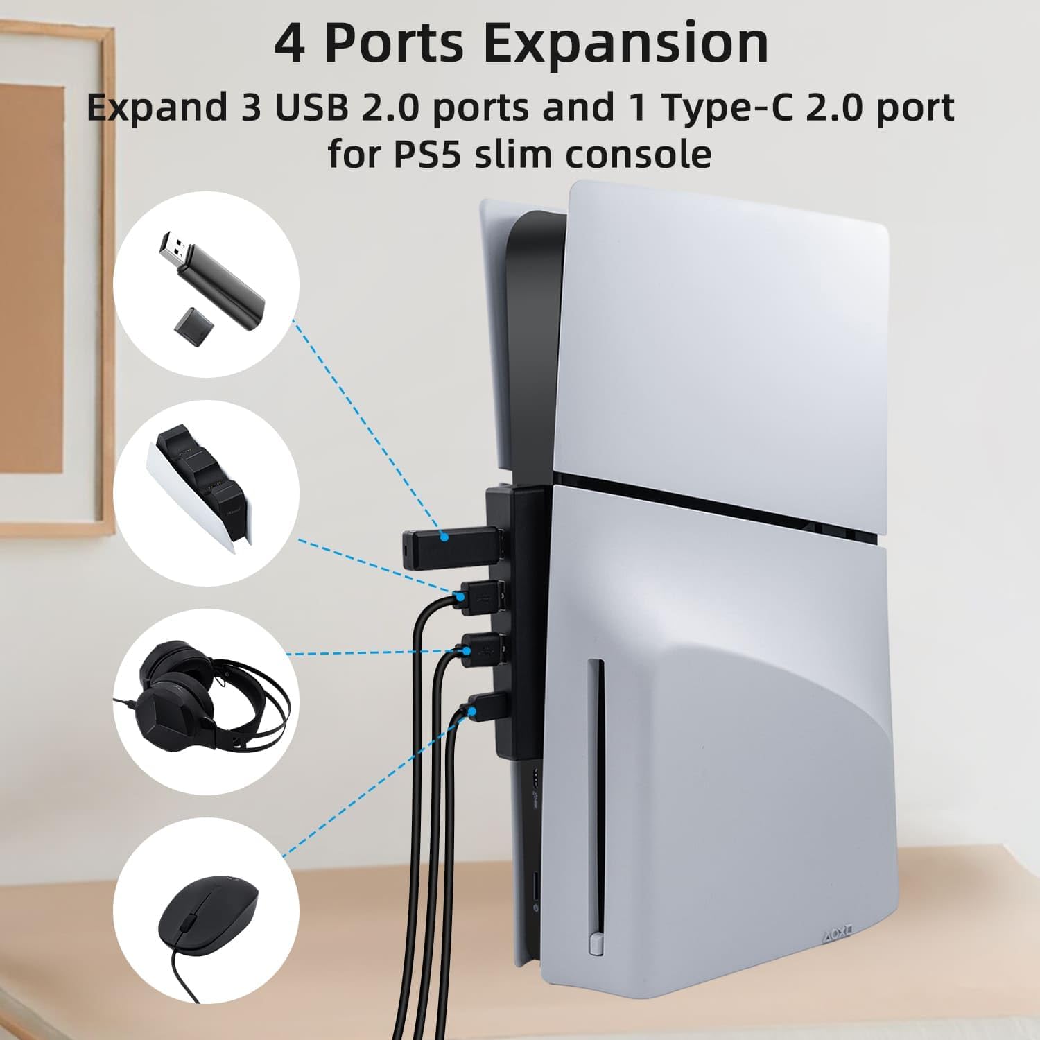 Concentrateur USB à 4 ports po - Sony Console Ps5 Slim avis et prix