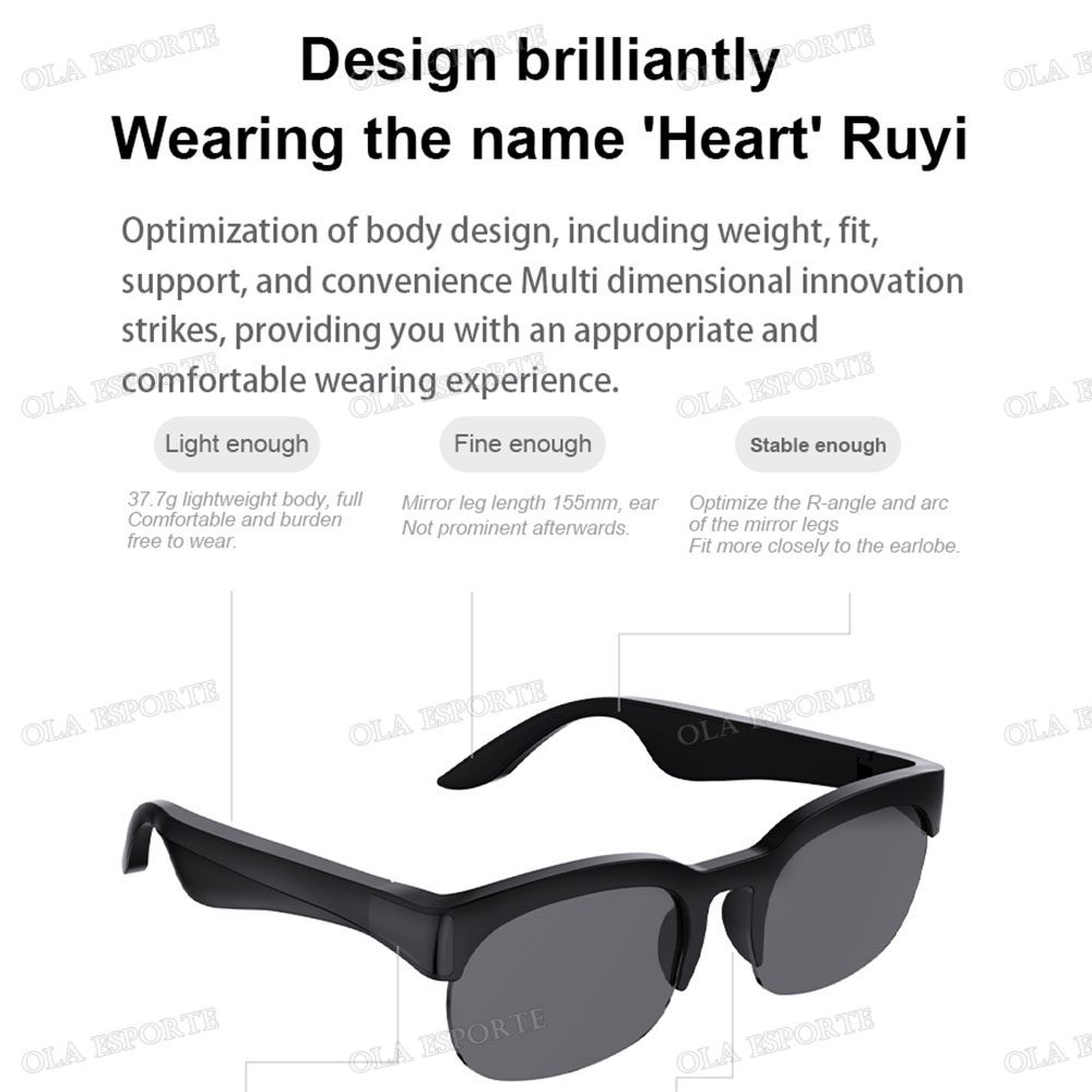 Nouveau Smart Bluetooth V5.3 l - Gaming Glasses Uv avis et prix
