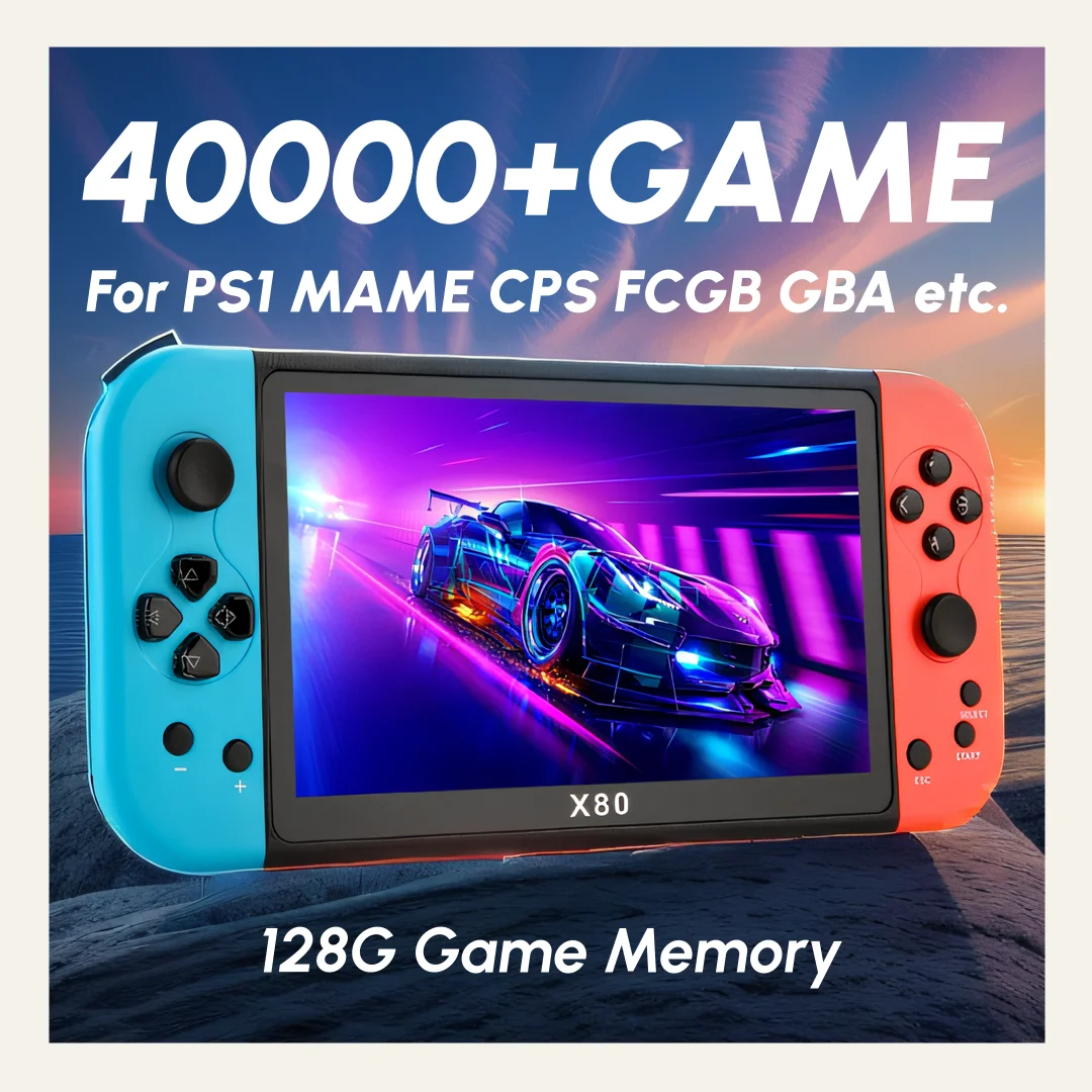 Console portable de jeu rétro  - Gaming Console X80 avis et prix