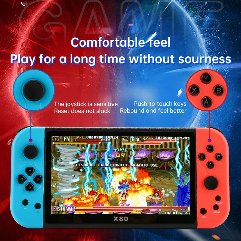 Console portable de jeu rétro  - Gaming Console X80 avis et prix