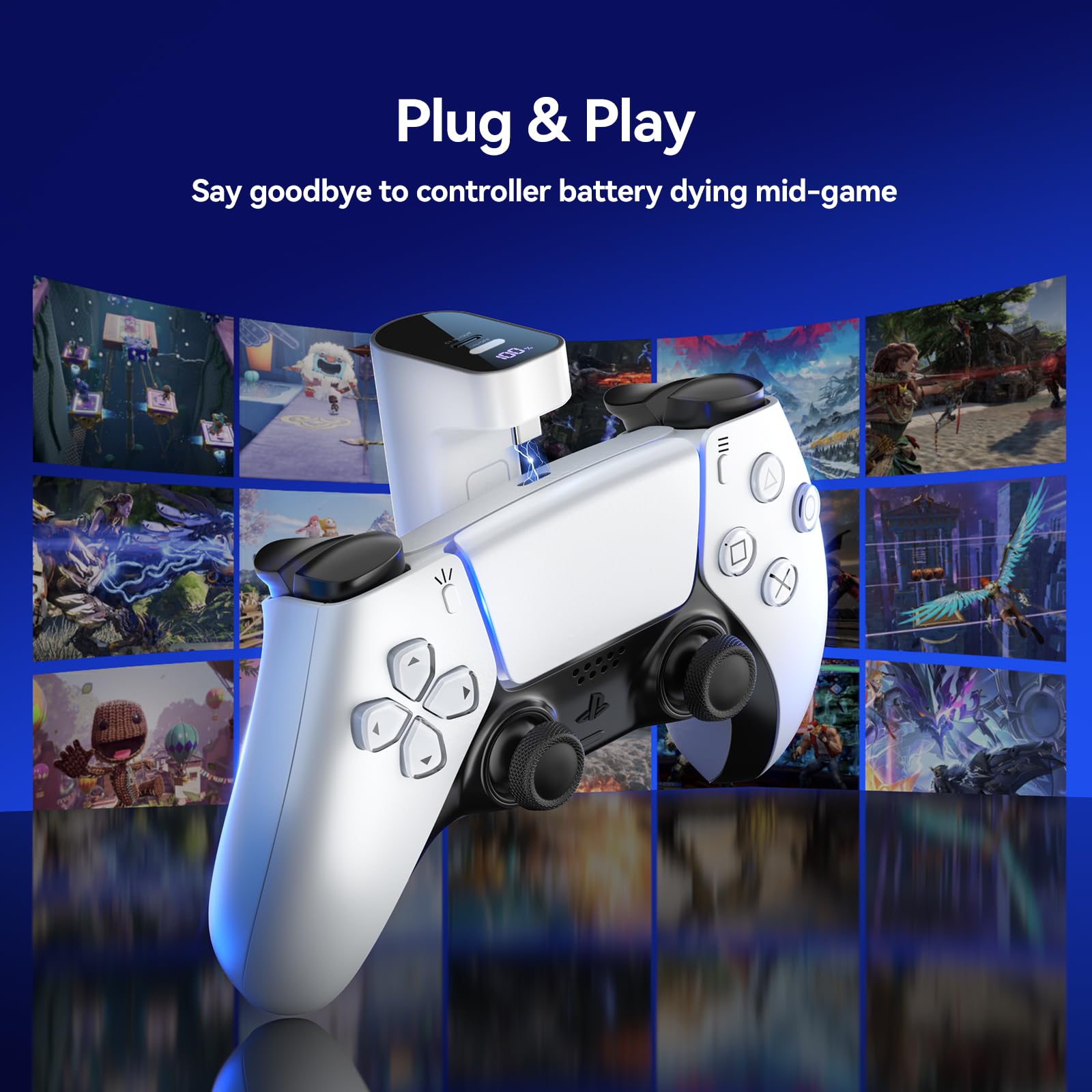 Chargeur pour manette PS5, bat - Sony Controller Dualsense Edge avis et prix