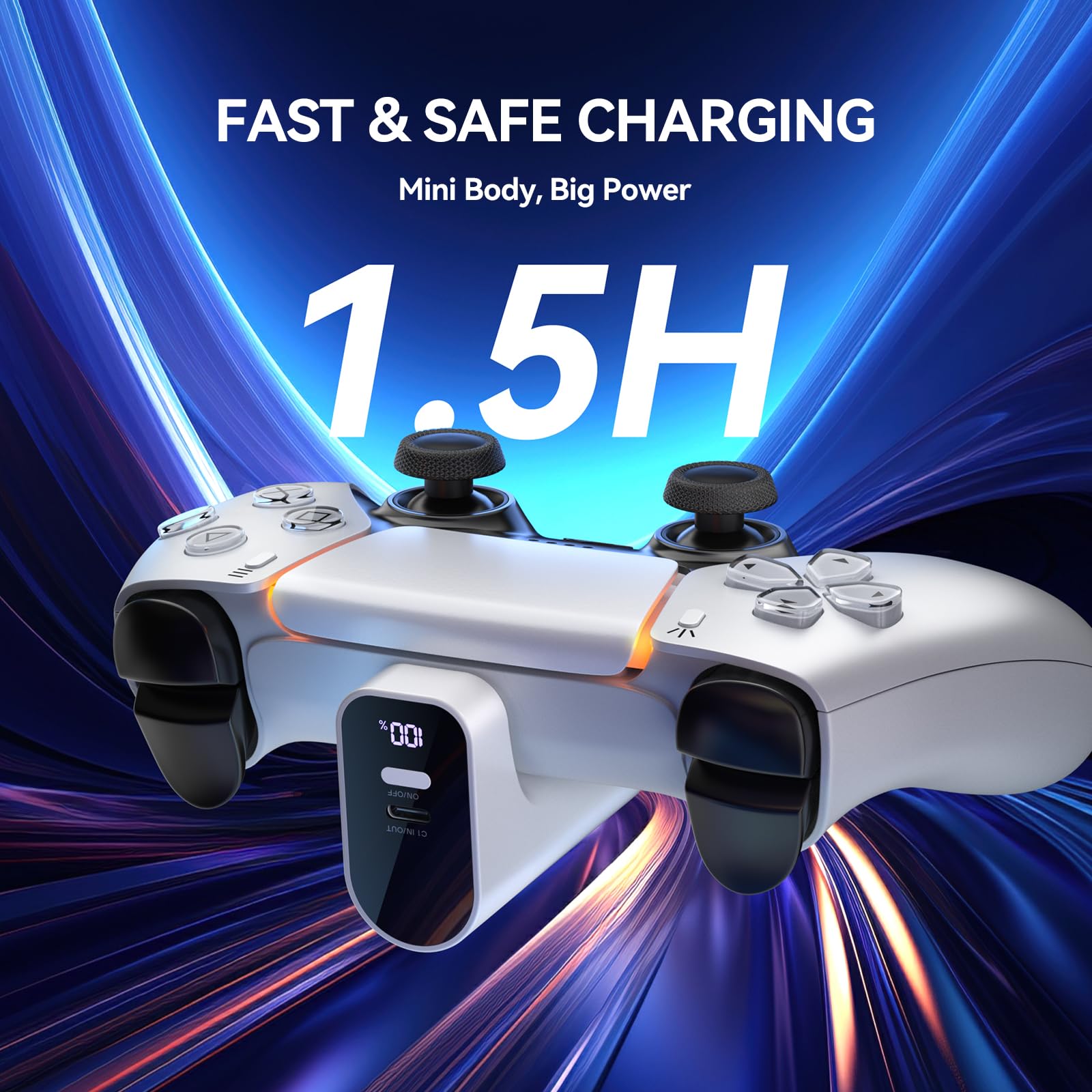 Chargeur pour manette PS5, bat - Sony Controller Dualsense Edge avis et prix