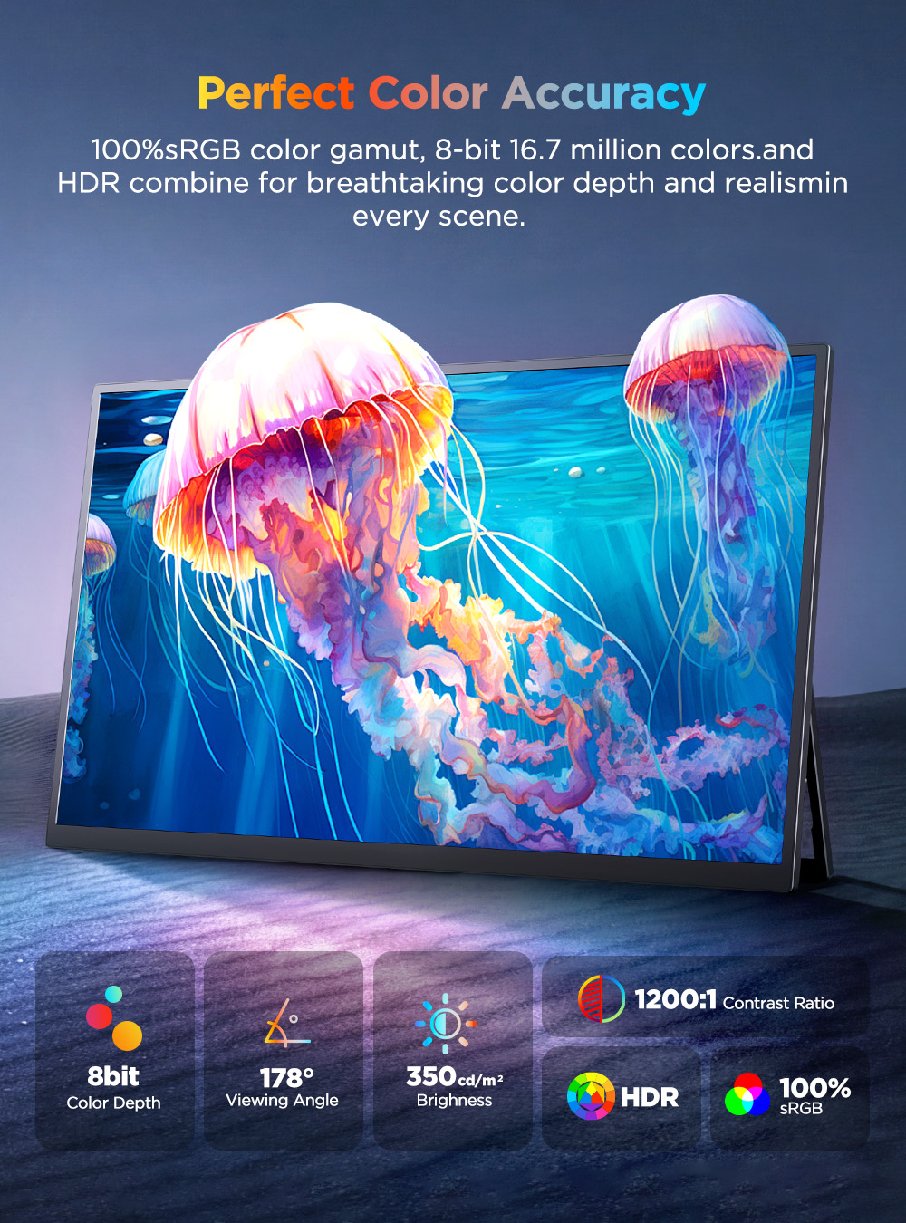 Moniteur portable UPERFECT 4K  - Gaming Console X80 avis et prix
