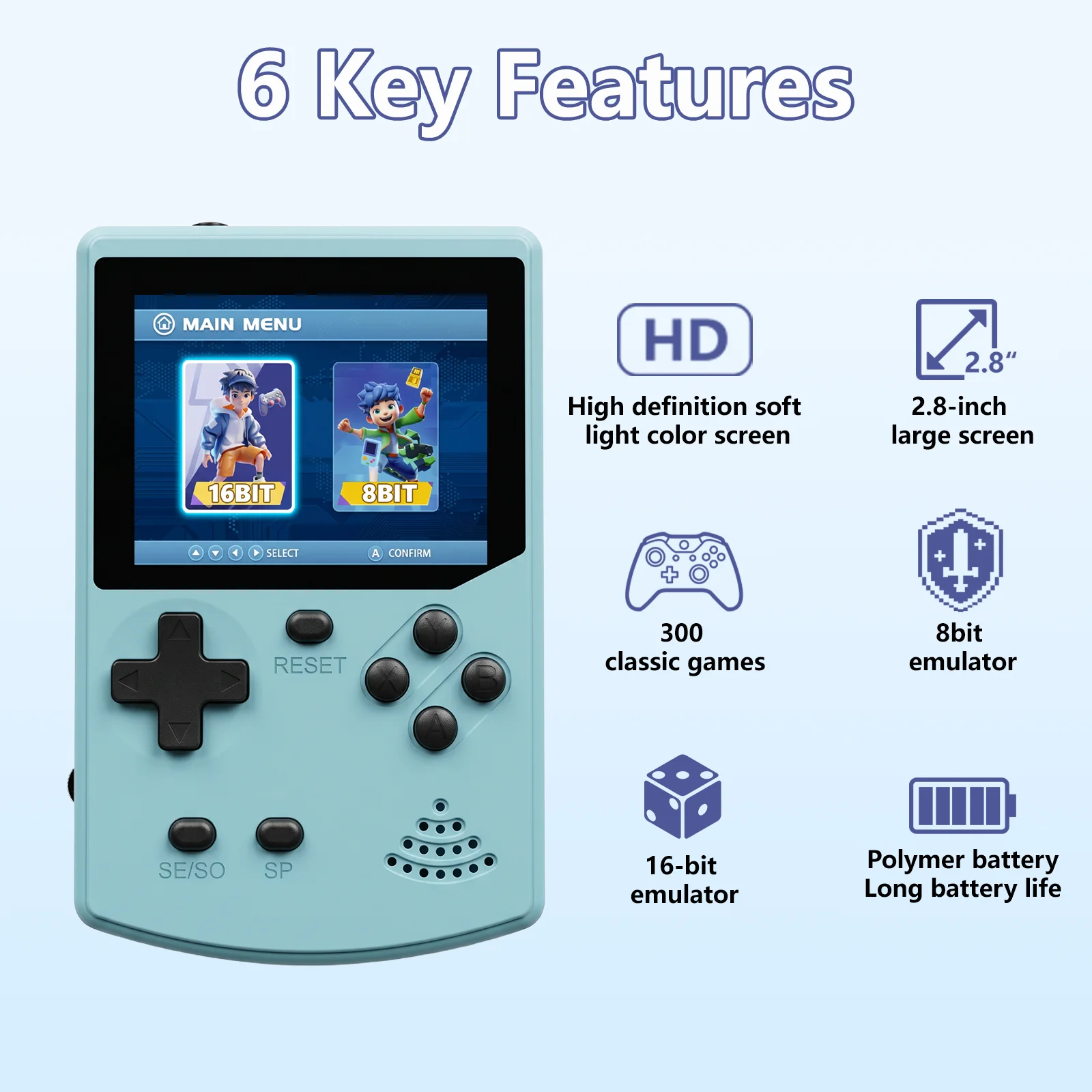 Console de jeu portable GAMINJ - Gaming Console For Kids avis et prix
