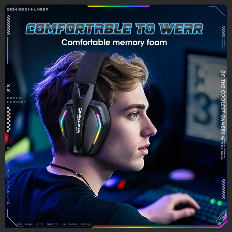 ONIKUMA GT826 – casque de jeu  - Gaming Console Amazon avis et prix