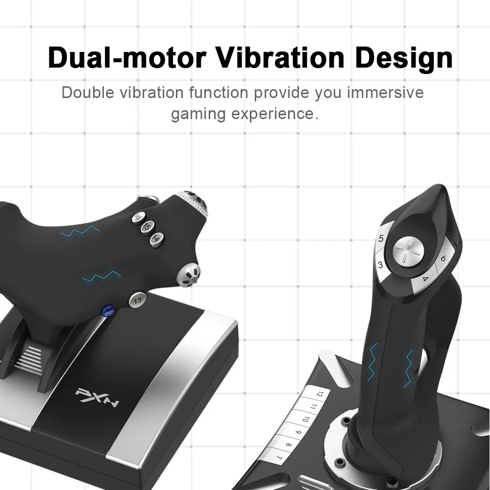 Manette de jeu PXN 2119 PRO po - Flight Joystick Sim avis et prix