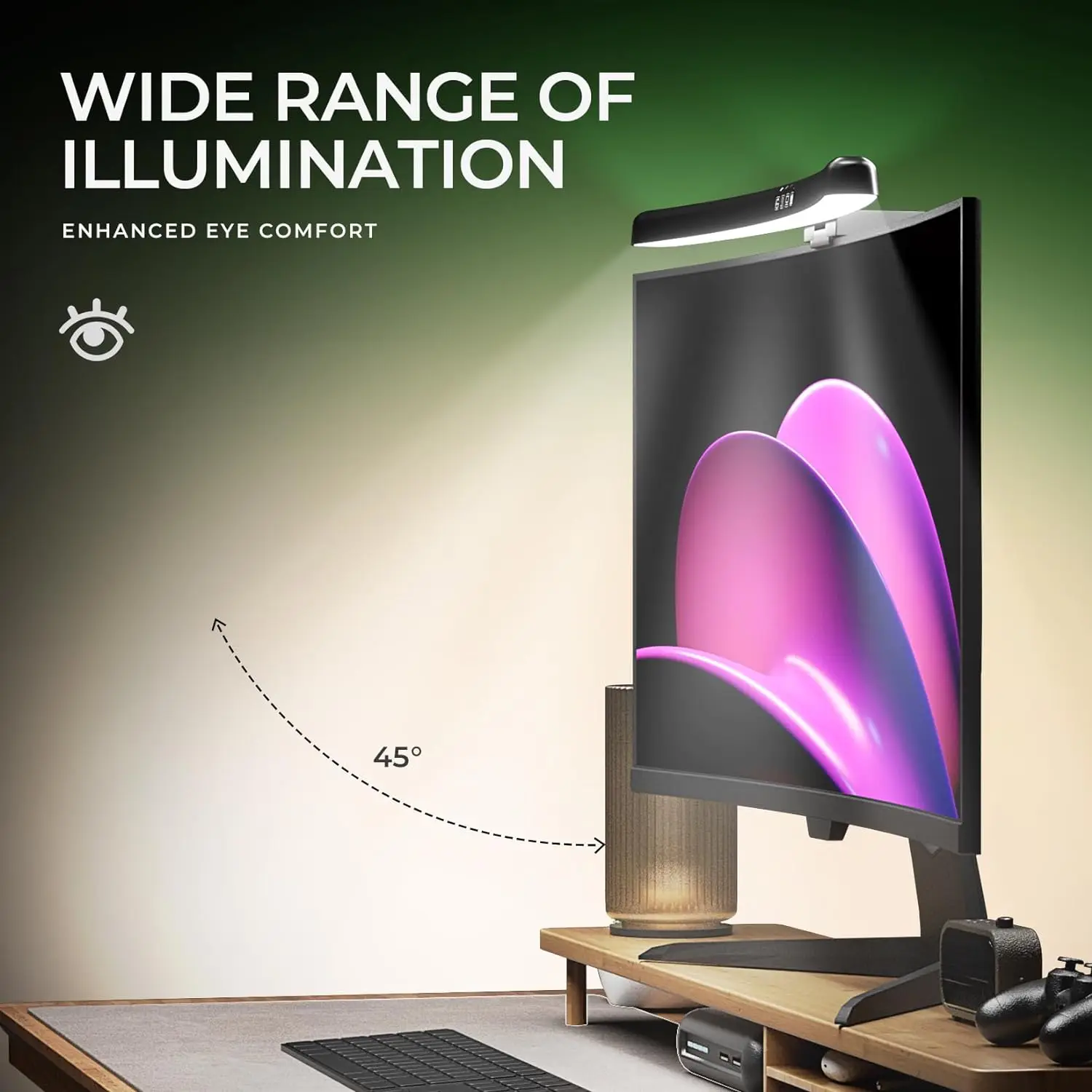 Barre lumineuse pour écran d'o - Gaming Console Desk avis et prix